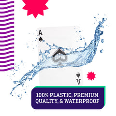 Copag 1546 bridge-size narrow cards for comfortable dealing.