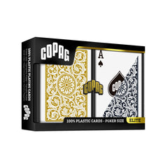 Copag 1546 Design bridge-sized deck with 52 cards for classic play.