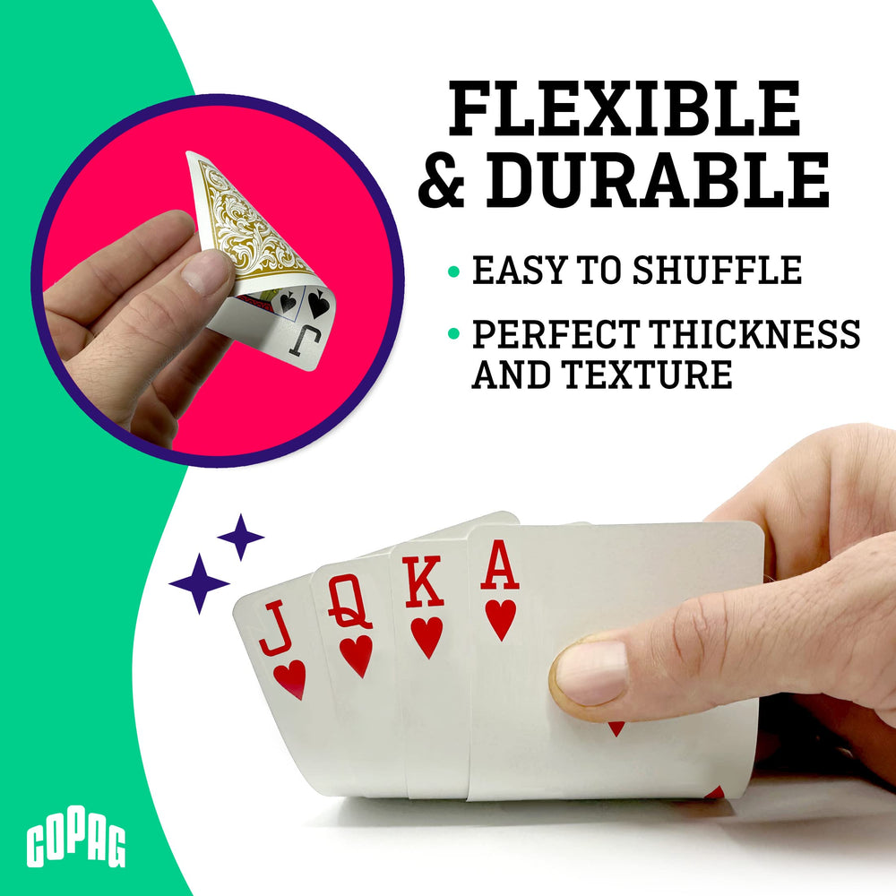 Copag 1546 cards with buttery finish for smooth handling