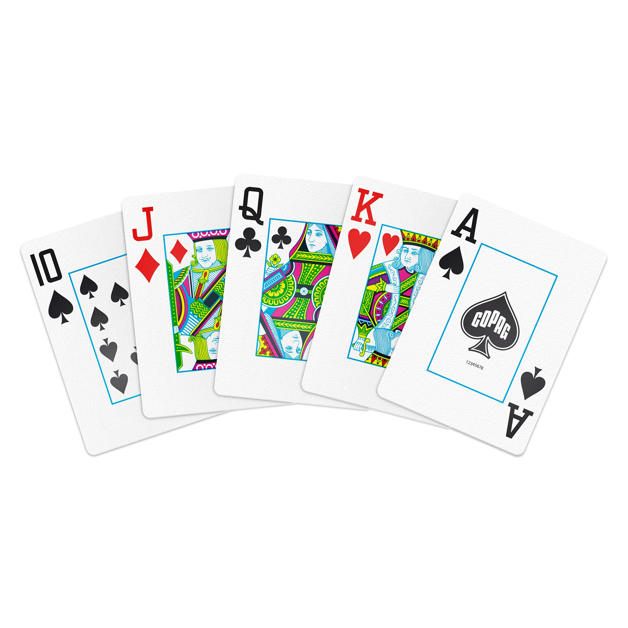 Copag 1546 deck packaging highlights durable, portable storage for game nights.