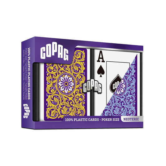Copag 1546 Neoteric deck with yellow back, vibrant color pop for games
