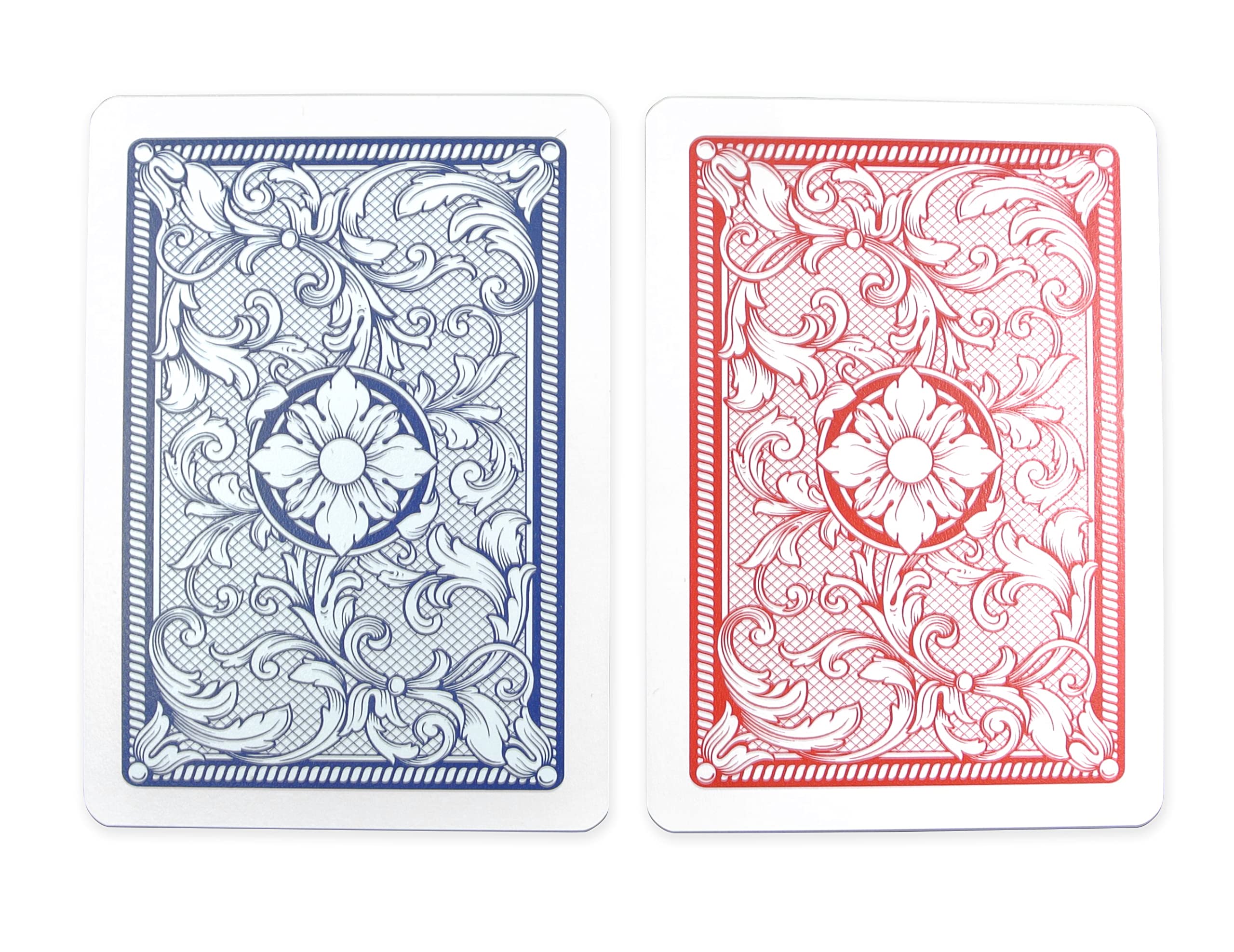 Copag poker-size jumbo-index cards improve visibility during fast play.
