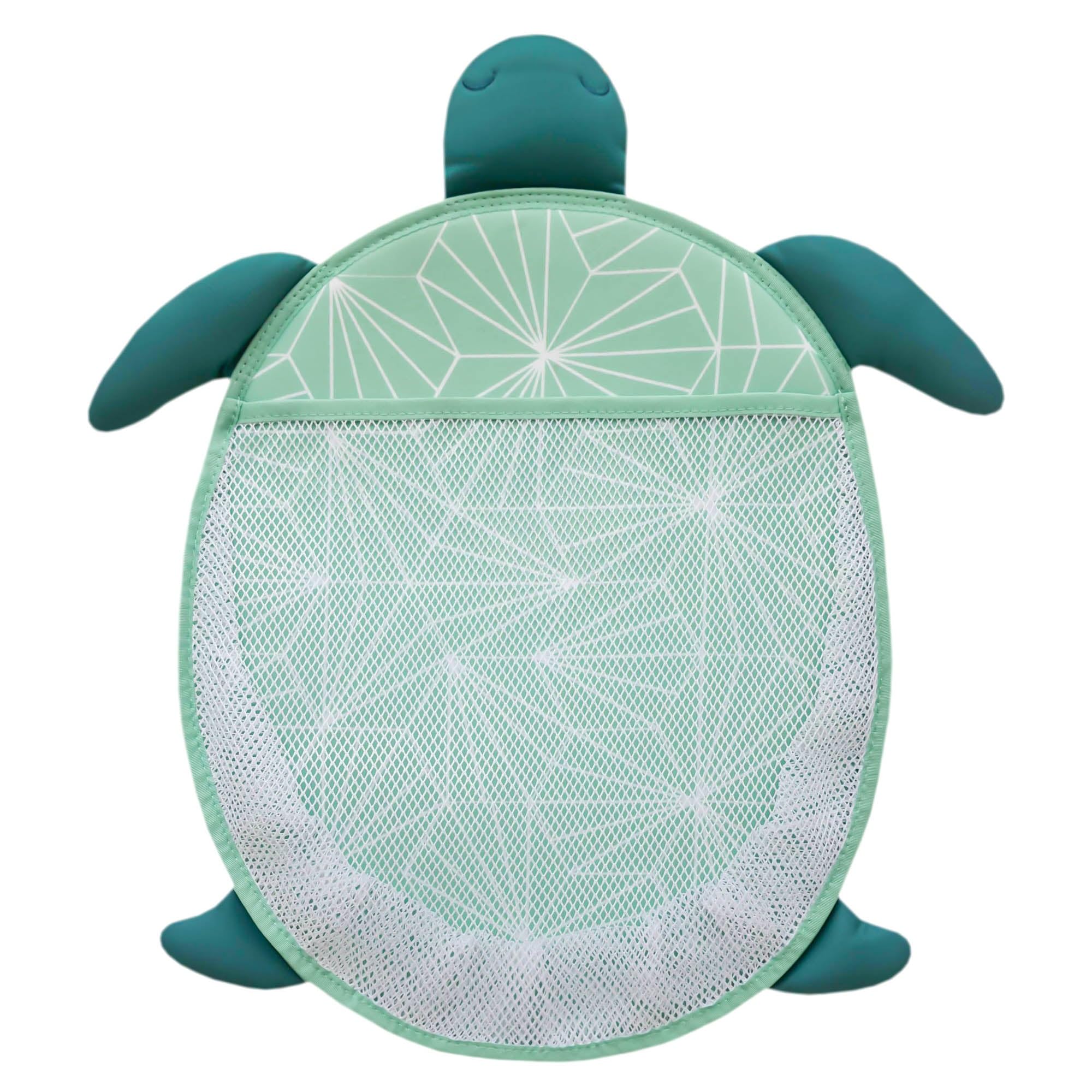 Copper Pearl Oceana bath toy organizer with extralarge mesh for quick toy access.