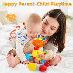 Coqin Giraffe toy for travel and on-the-go soothing during car rides