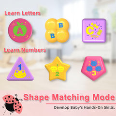 Coqin obstacle-avoidance wheels guide baby safely on the floor.