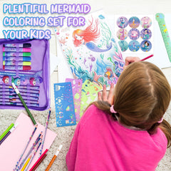 CORALMEE Mermaid crayons deliver smooth color buildup for playful drawings.