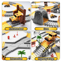 Coroiesty flexible track pieces twist for creative routes