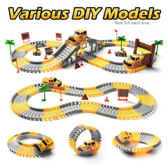 Coroiesty glow sticker sheet adds bright track decorations