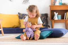 Corolle Bébé Calin Unicorn purple onesie with unicorn embroidery