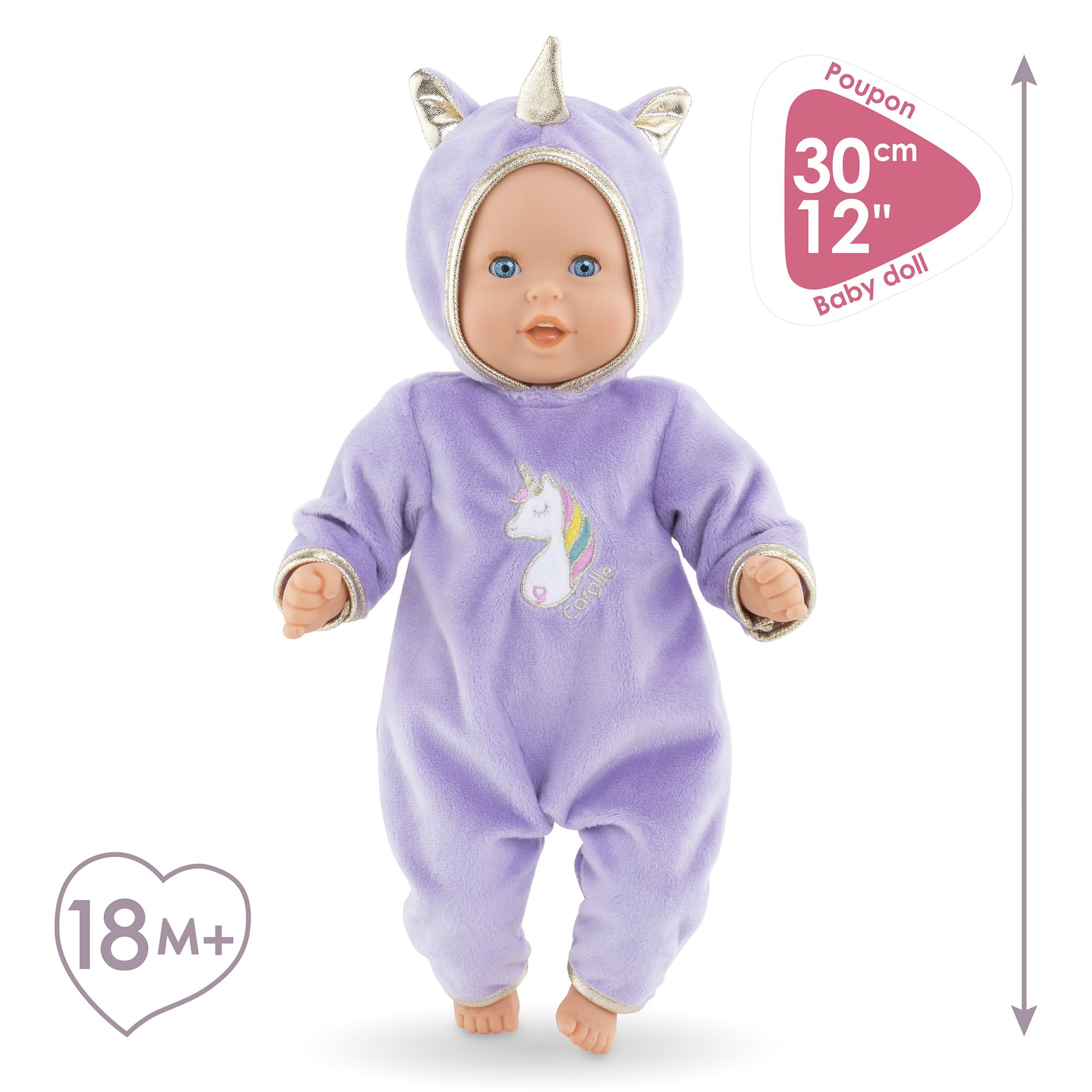 Corolle Bébé Calin Unicorn vanilla-scented vinyl skin