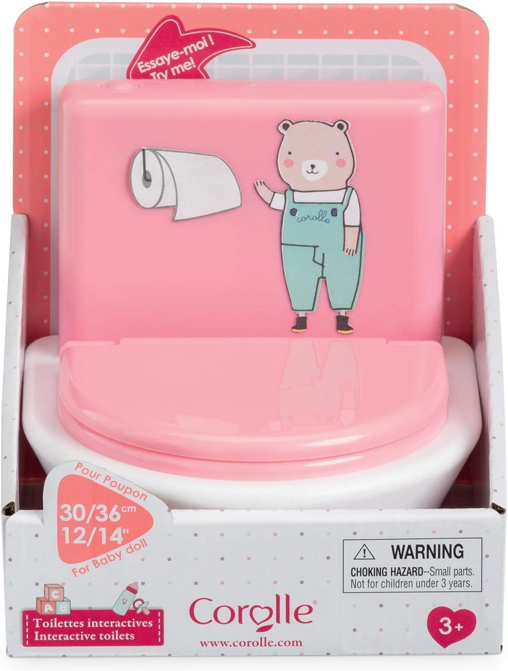 Durable Corolle toy designed for years of doll-care routines.