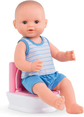 Realistic bathroom fixture feel helps kids explore independence during playtime.