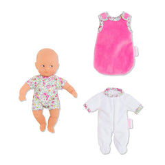 Corolle bean-filled body enables lifelike posing for nurturing play