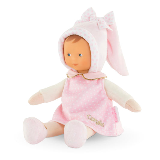 Corolle Miss Starry Dreams doll face with lifelike features for soothing bonding.