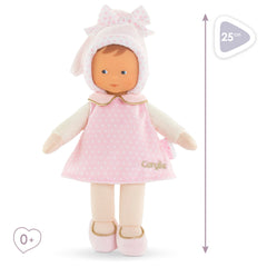 Corolle Miss Starry Dreams vanilla scent enhances cuddling and calm moments.