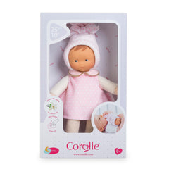 Corolle Miss Starry Dreams is machine washable on delicate cycle for easy care.