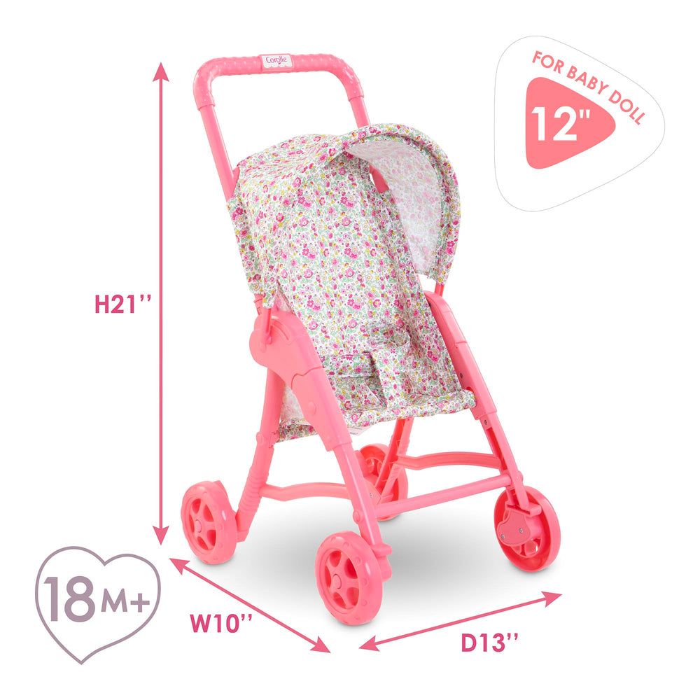 Designed for 12-inch dolls and compatible with other small dolls.
