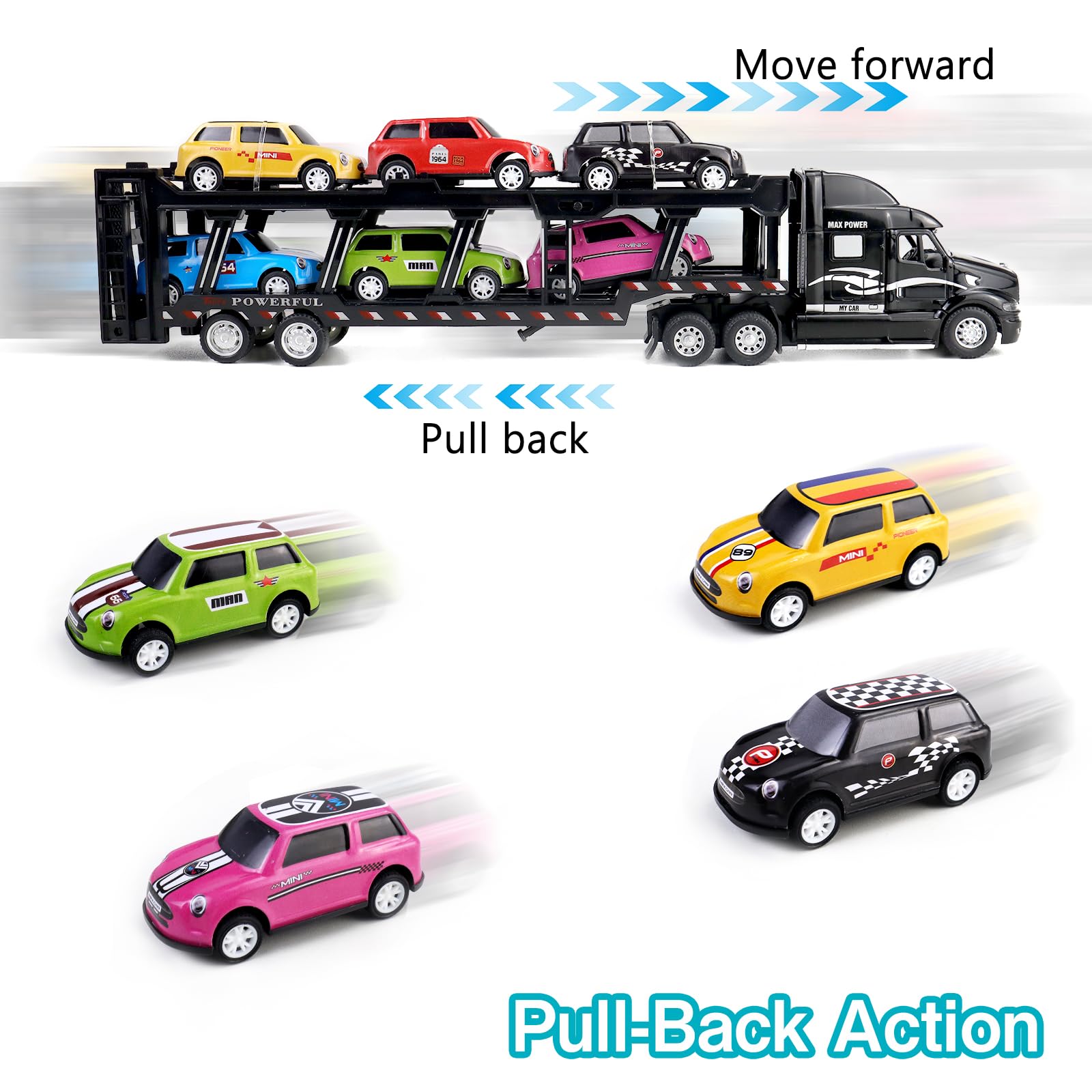CORPER TOYS colorful mini cars provide tactile and visual fun during playtime