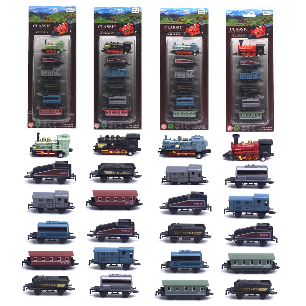 CORPER TOYS pullback engine in red; smooth action and durable finish for kids' playtime.