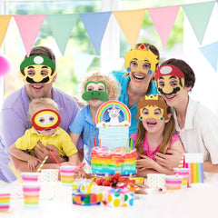 Corpower kids cosplay masks with elastic headbands for quick, comfortable wear