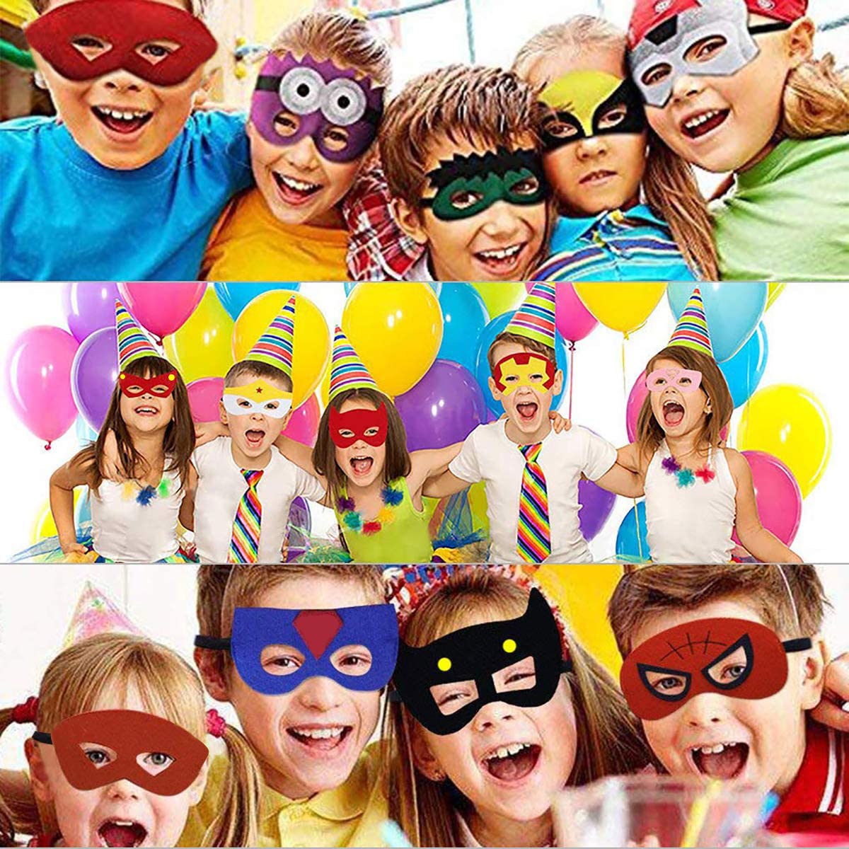 Corpower superhero masks help kids become heroes during birthdays and parties