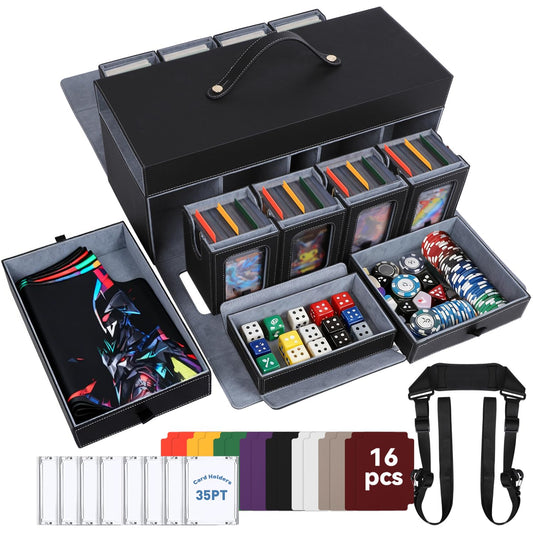 Cortile Magic deck box close-up with magnetic closure for secure storage
