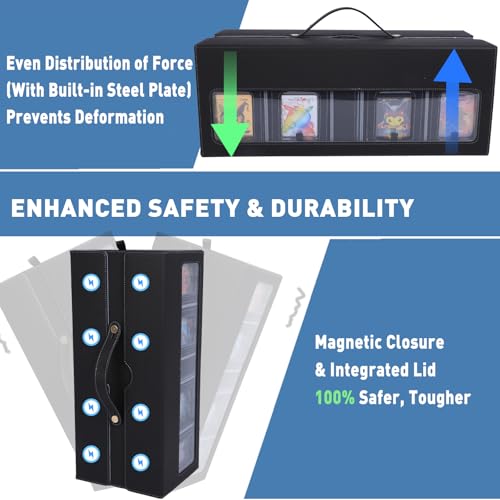 Cortile Magic interior dividers keeping cards organized across types