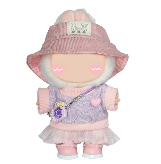 Coruja 17cm doll outfit pink fisherman hat aids quick styling