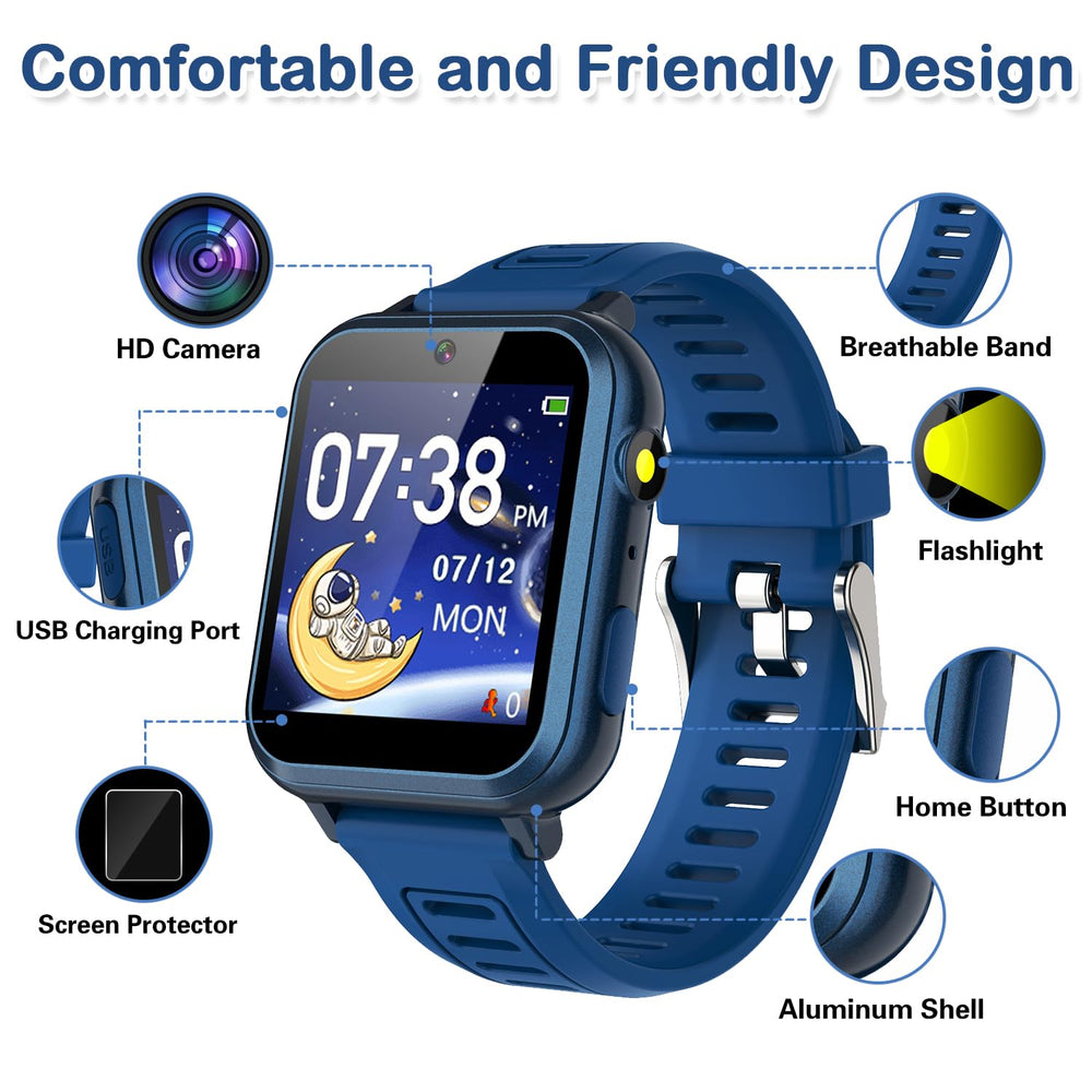 Cosjoype Kids Game Watch alarm clock keeps kids on schedule.