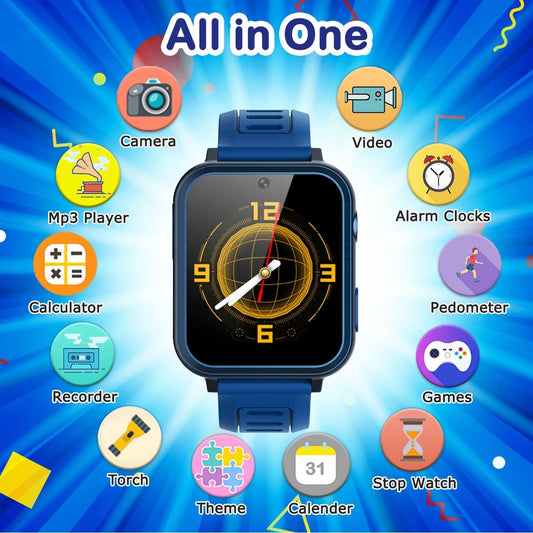Cosjoype Kids Game Watch side view shows slim profile for day-long comfort.