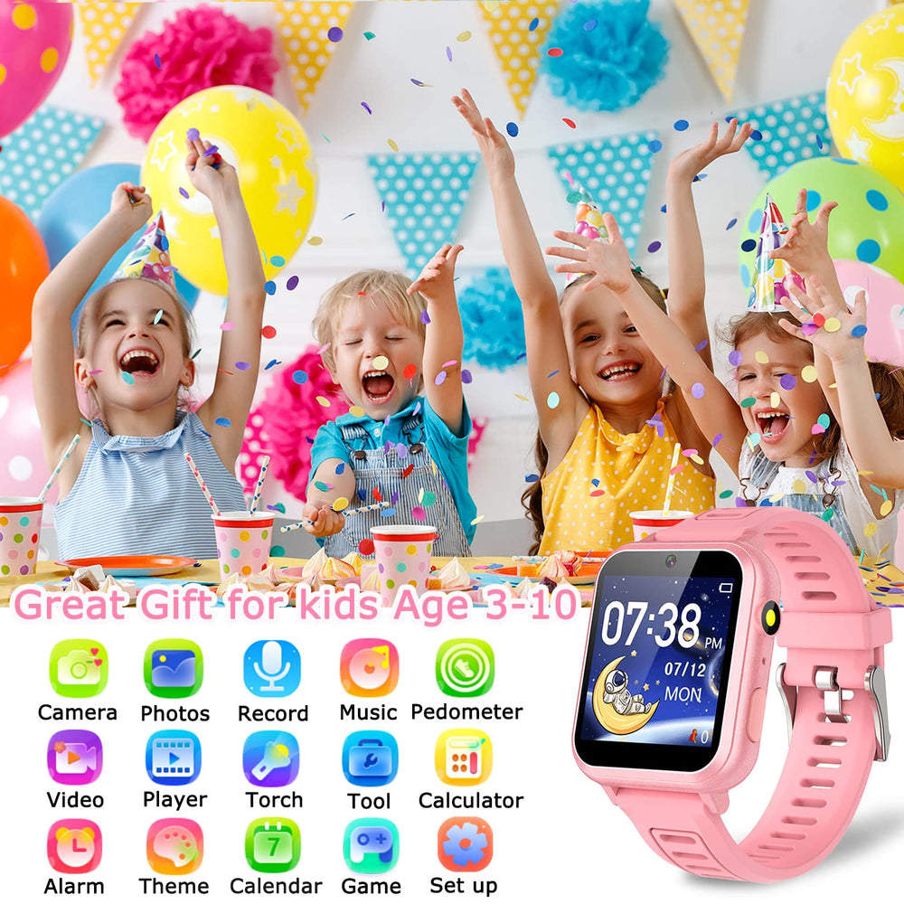 Cosjoype Kids Game Watch silicone strap remains soft and skin-friendly.