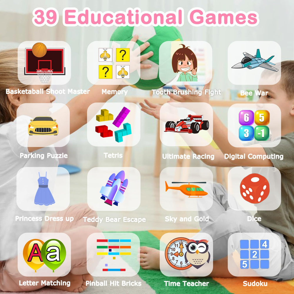 Cosjoype Kids Game Watch video recording captures family fun during playtime.
