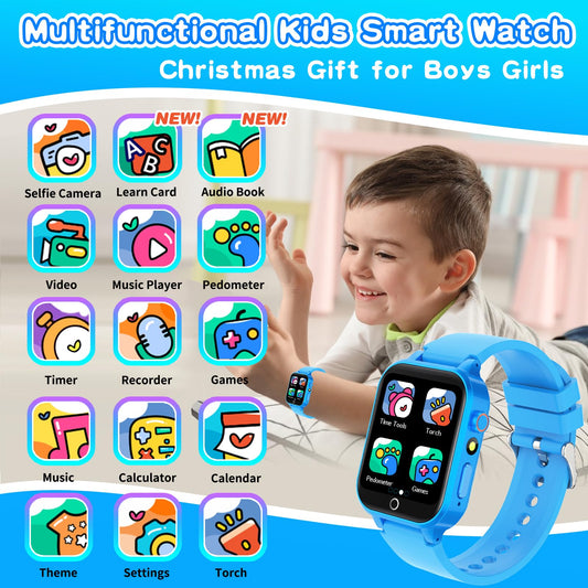 Cosjoype watch with HD selfie camera captures family moments clearly.