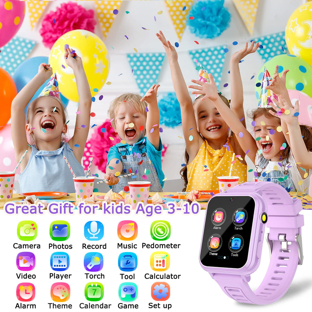 Cosjoype Kids Watch ips-touchscreen delivers responsive controls for little fingers.