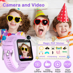 Cosjoype Kids Watch learning-cards offer interactive prompts for early education.