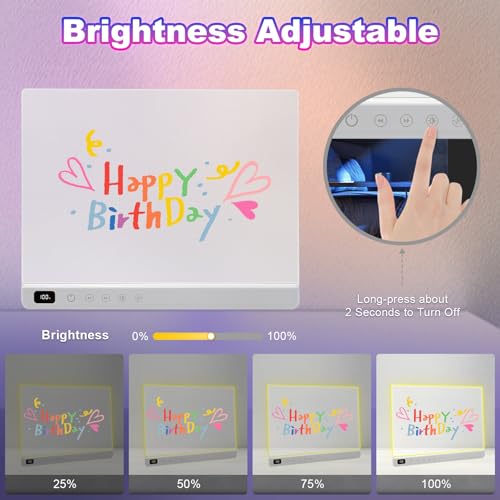 Cosmody LED drawing board 13.7 x 11 inches offers ample drawing space