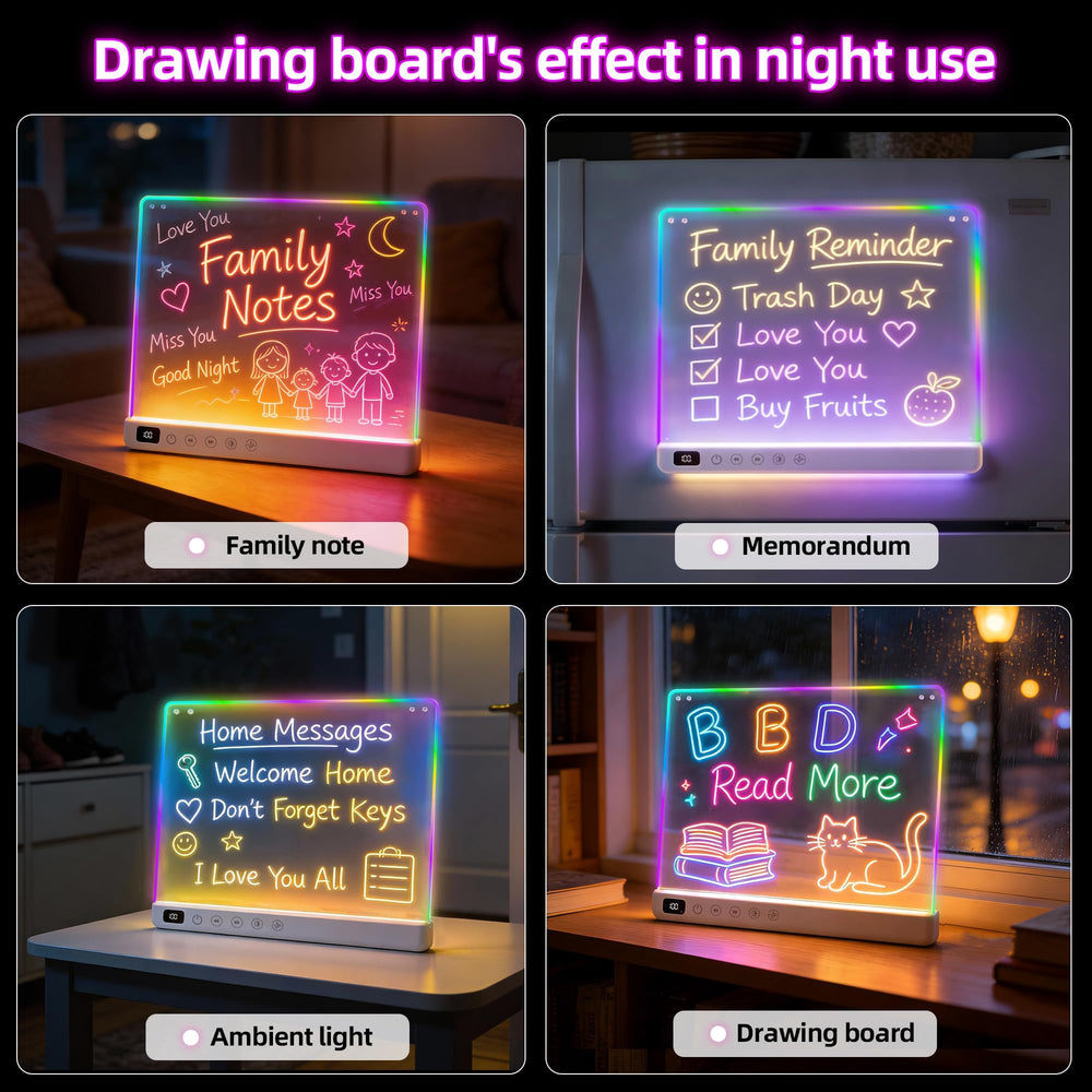 Cosmody LED drawing board six dynamic modes create varied lighting effects