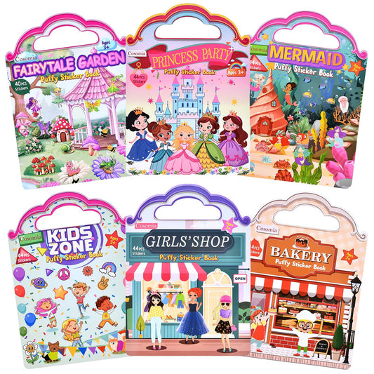 Cosomia fairytale garden stickers for imaginative play and storytelling
