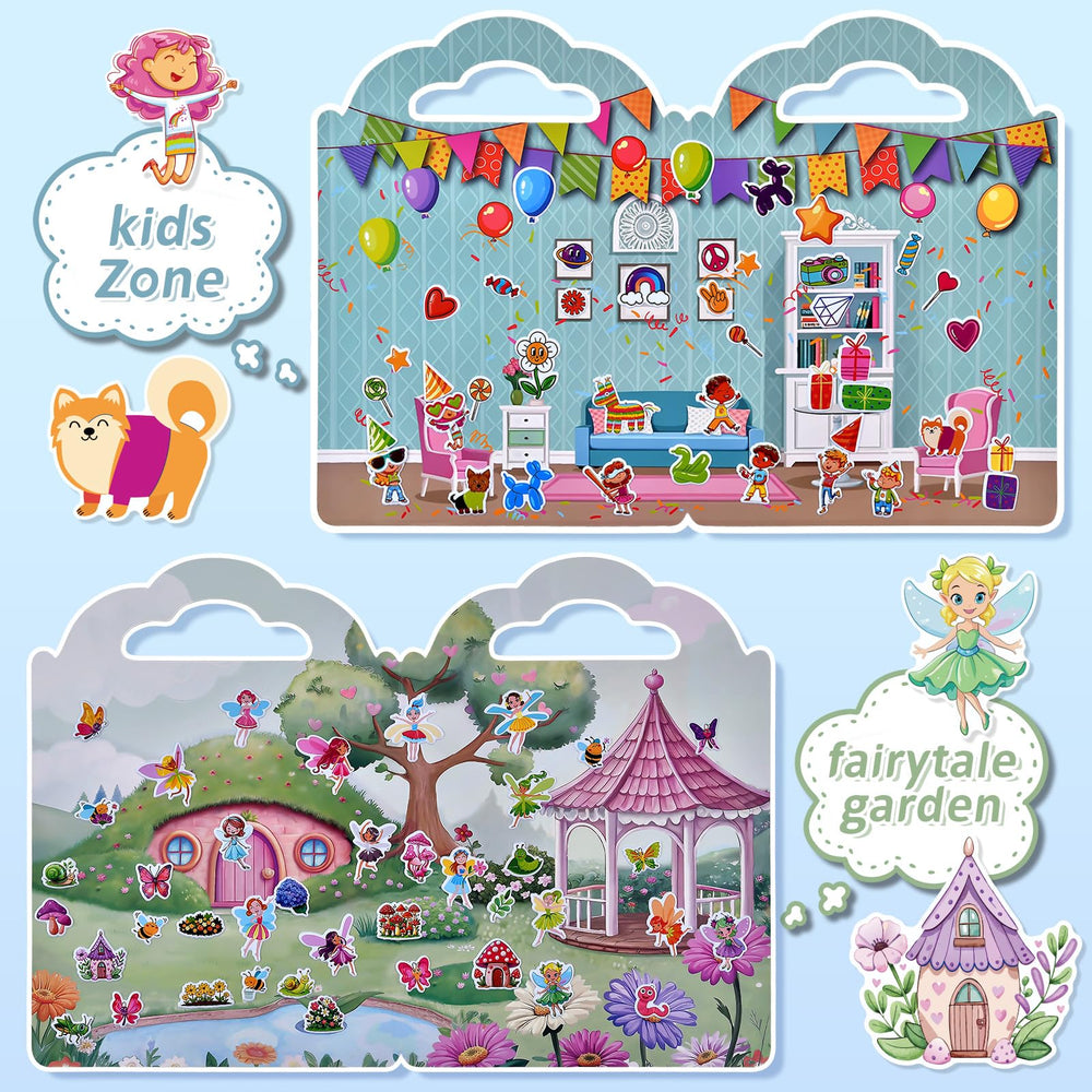 Cosomia kids zone stickers support hands-on exploration and layout creation