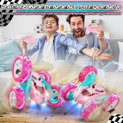 cosone pink RC car remote controller shows easy handling for kids