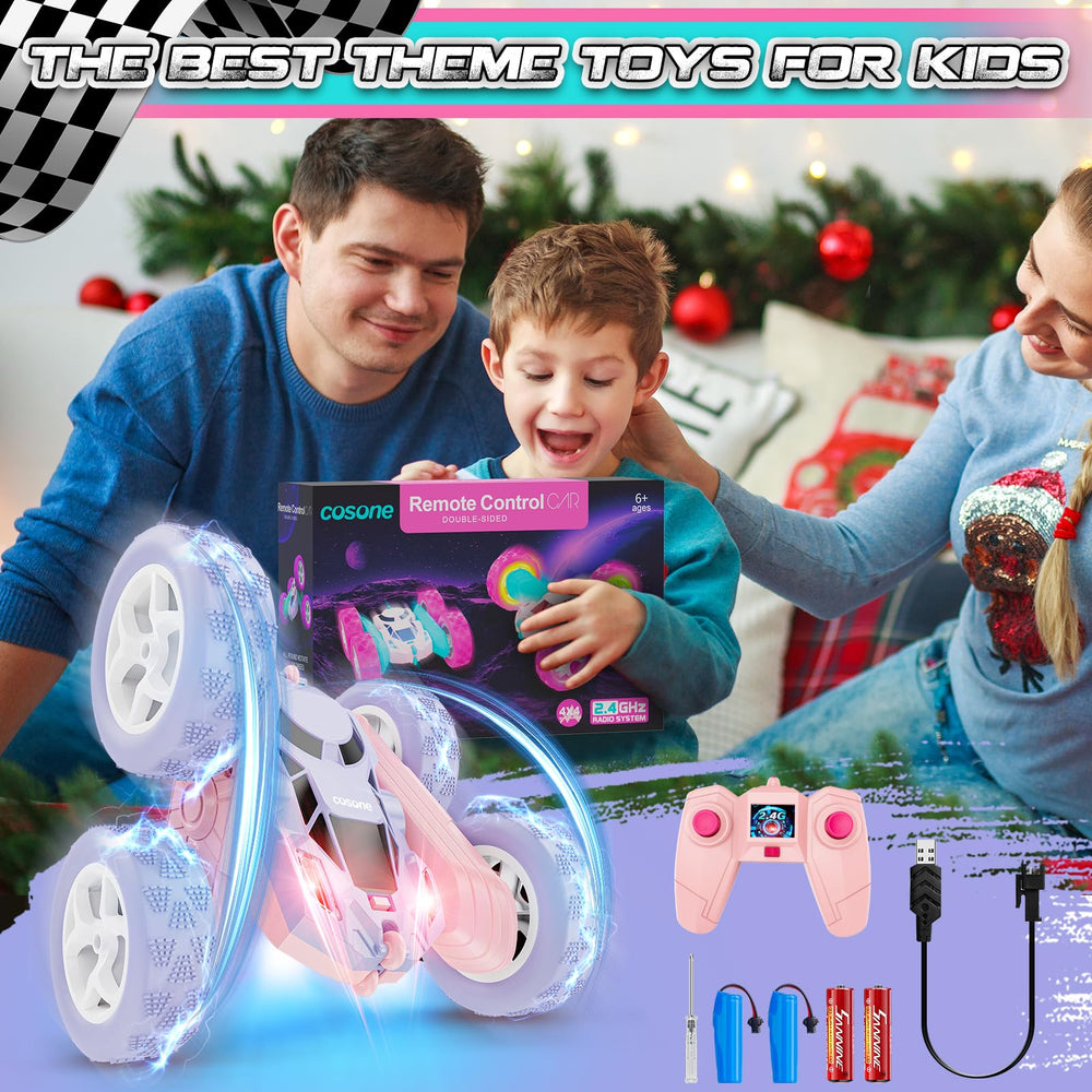 Cosone RC car batteries and USB charging setup for easy power