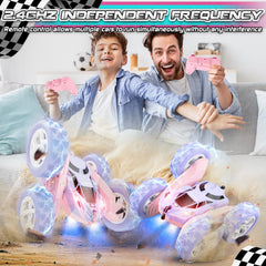 Cosone RC car dual motors delivering rapid acceleration