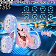 Cosone RC Stunt Car executing an 180 degree flip in action.