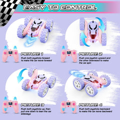 Cosone RC stunt car mid 180 spin for dynamic action