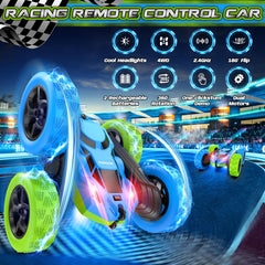 Cosone remote-control car 180° flips demonstrates dynamic play moments.