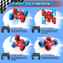 Cosone RC car performs 360° flips for thrilling stunts.