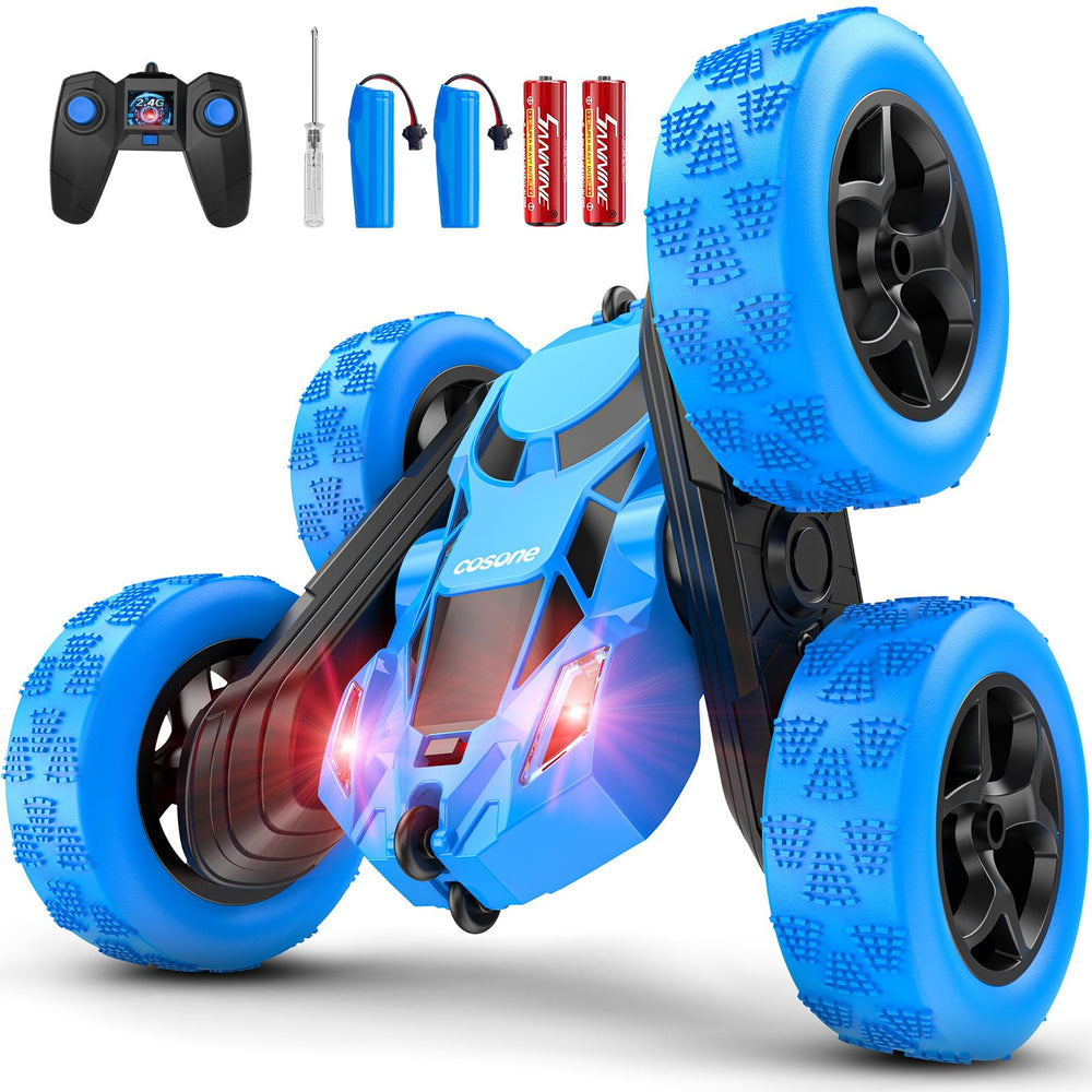 cosone remote control car front view with LED headlamps for engaging play