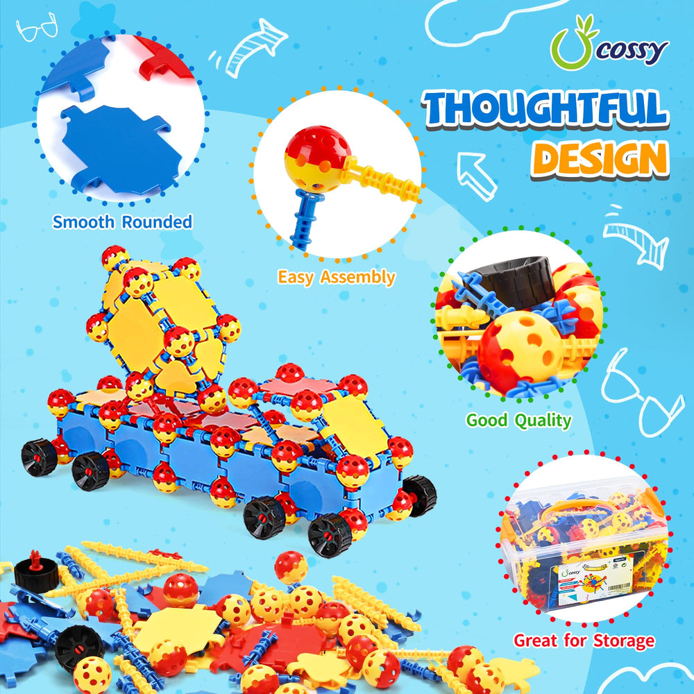 Cossy color pieces offer bright engaging play for STEM exploration