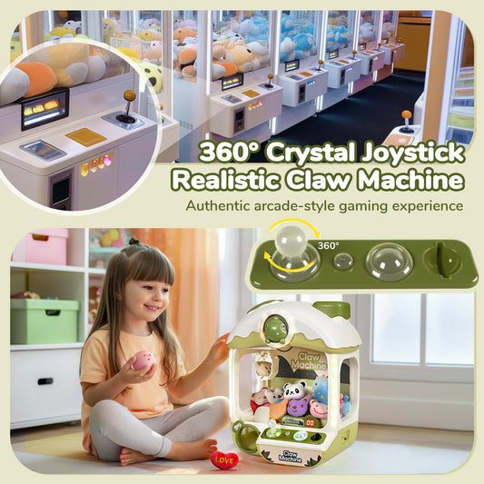 Cossy Dinosaur 360-joystick enables precise claw control during pretend arcade sessions.