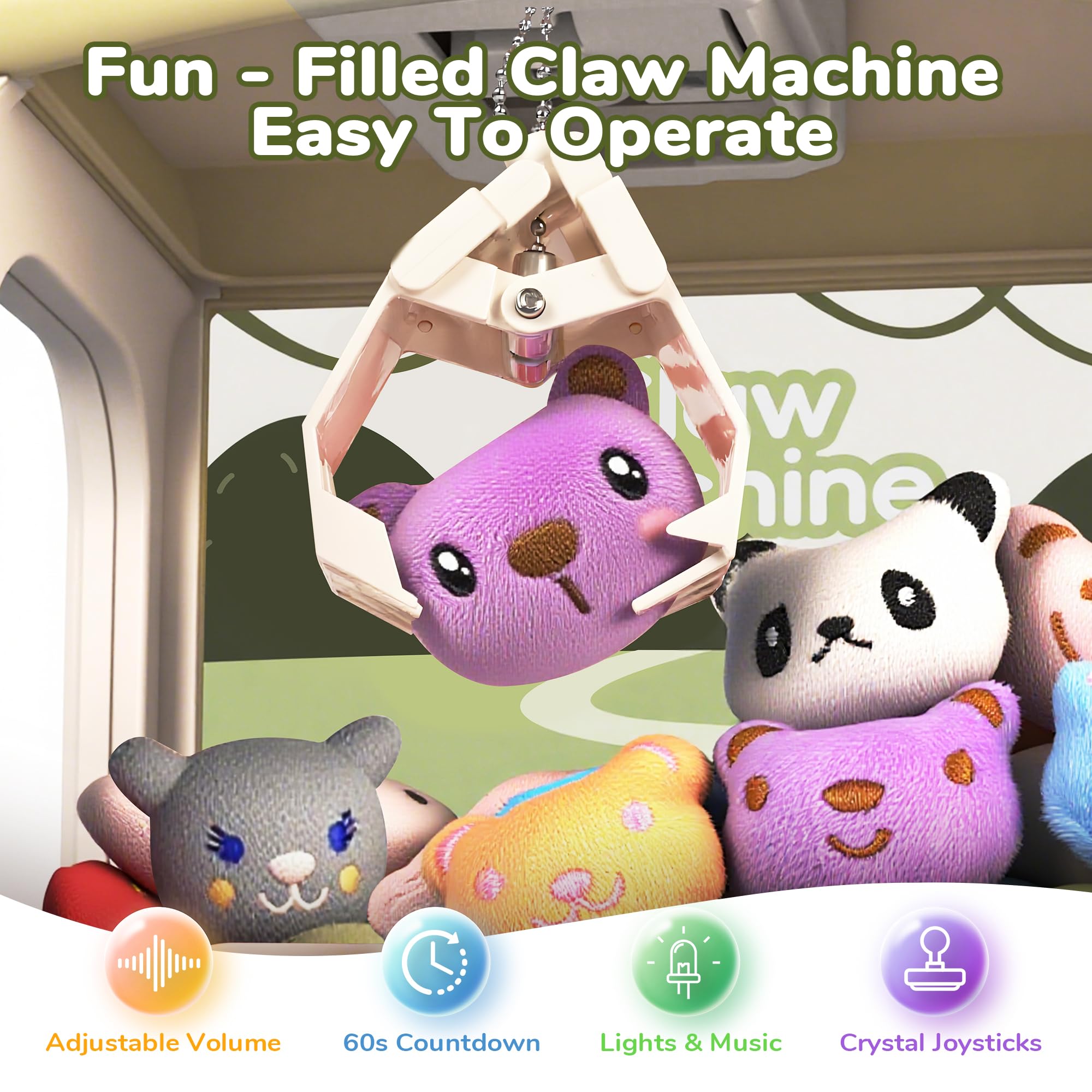 Cossy Dinosaur prize-drawer showcases mini toys and eggs to spark surprise.